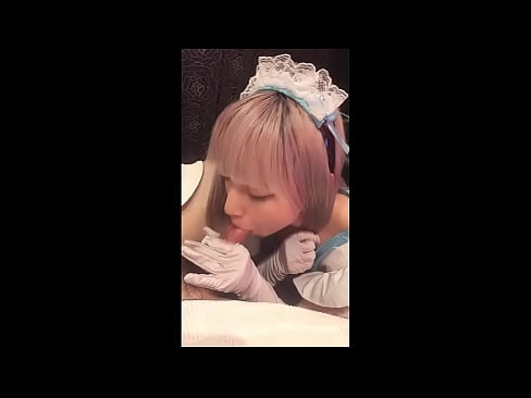❤️ Японский идол [mayuka], костюм французской горничной, часть 1, минет и дрочка с лосьоном ️❌ Порно видео у нас ❤